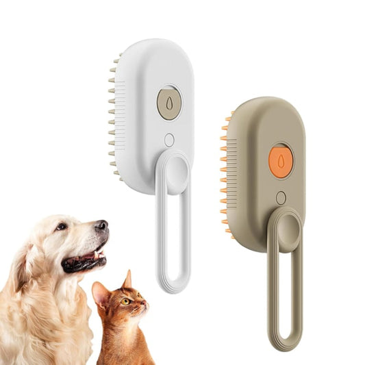✨ Cepillo a Vapor 3 en 1 para Mascotas – Limpieza, Cuidado y Relajación