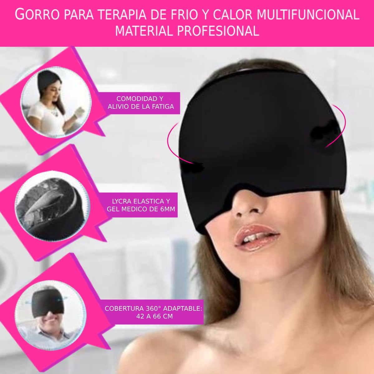 💥 “Calma el Dolor en Minutos – El Gorro que Tu Cabeza Agradecerá”
