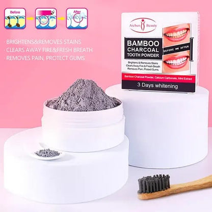 POLVO DENTAL BLANQUEADOR CARBON DE BAMBU